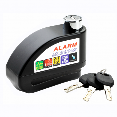 DF Alarm Disc brake Lock  Motorcycle lock alarm Bike scooter Waterproof Anti Theft wheel Security Bicycle Locks